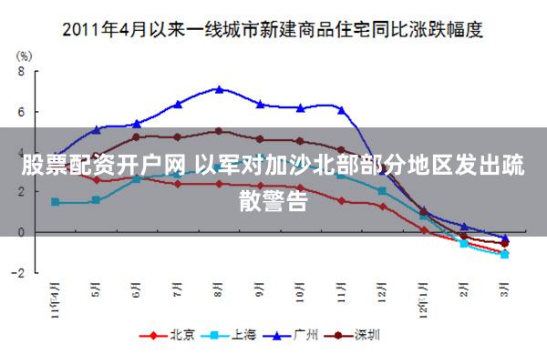 股票配资开户网 以军对加沙北部部分地区发出疏散警告